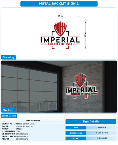 CUSTOM MOCKUP SIGN FOR Tyler Landry
