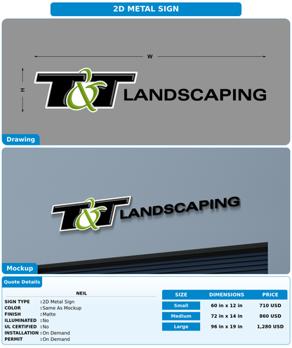 CUSTOM MOCKUP SIGN FOR Neil