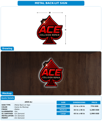 CUSTOM MOCKUP SIGN FOR Amir ali