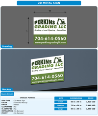 CUSTOM MOCKUP SIGN FOR Charles Perkins