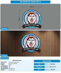 CUSTOM MOCKUP SIGN FOR Heather Reichel