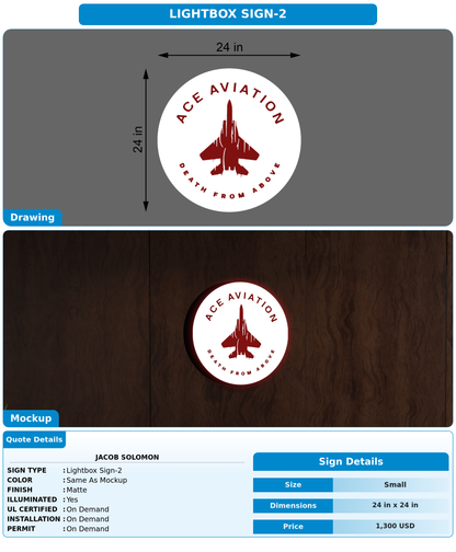CUSTOM MOCKUP SIGN FOR Jacob Solomon