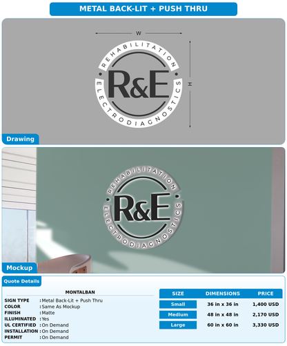 CUSTOM MOCKUP SIGN FOR Montalban
