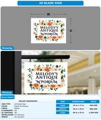 CUSTOM MOCKUP SIGN FOR Melody Middendorf