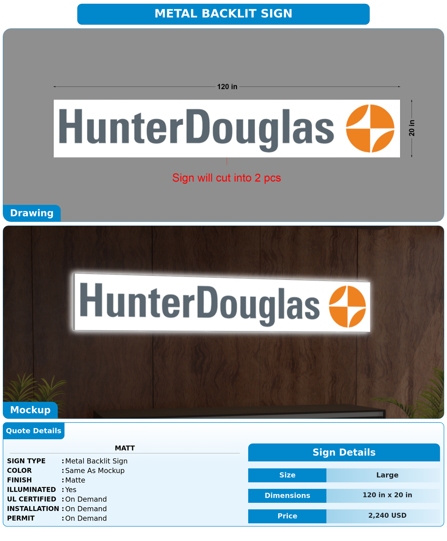 CUSTOM MOCKUP SIGN FOR Matt
