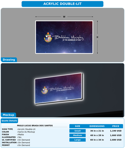 CUSTOM MOCKUP SIGN FOR Paulo Lucas Braga Dos Santos