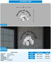 CUSTOM MOCKUP SIGN FOR Megan Prater