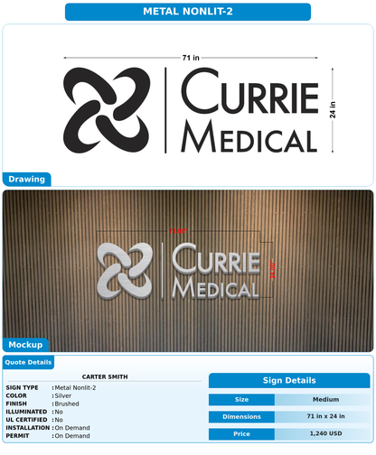 CUSTOM MOCKUP SIGN FOR Carter Smith