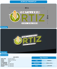 CUSTOM MOCKUP SIGN FOR Juan Ortiz