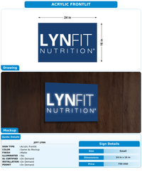 CUSTOM MOCKUP SIGN FOR Jeff lynn
