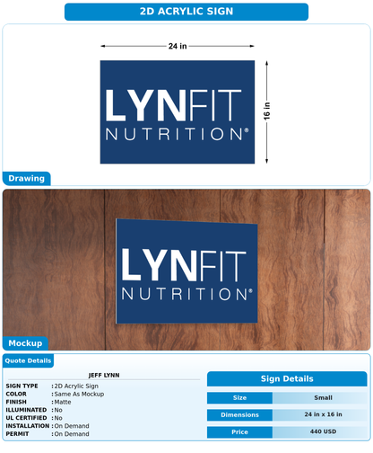 CUSTOM MOCKUP SIGN FOR Jeff lynn