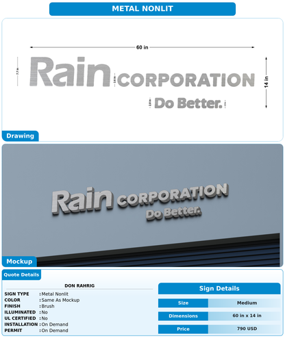 CUSTOM MOCKUP SIGN FOR Don Rahrig