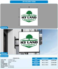 CUSTOM MOCKUP SIGN FOR Starlyn hill