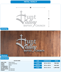 CUSTOM MOCKUP SIGN FOR Alicia Gunz