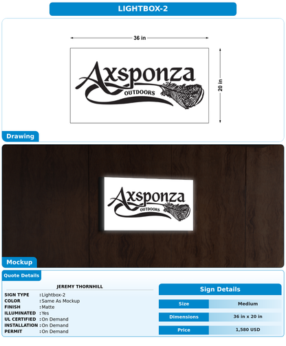 CUSTOM MOCKUP SIGN FOR Jeremy Thornhill