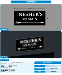 CUSTOM MOCKUP SIGN FOR Benjamin Czarapata