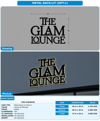 CUSTOM MOCKUP SIGN FOR Tory Robinson