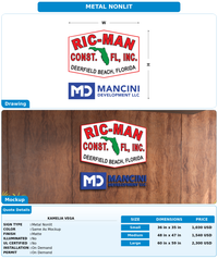 CUSTOM MOCKUP SIGN FOR Kamelia Vega