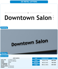 CUSTOM MOCKUP SIGN FOR John Garcia
