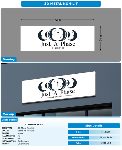 CUSTOM MOCKUP SIGN FOR courtney price