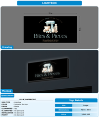 CUSTOM MOCKUP SIGN FOR Leila Vanderstelt