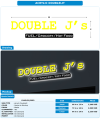 CUSTOM MOCKUP SIGN FOR Charles Jones