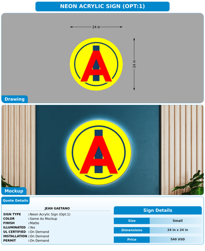CUSTOM MOCKUP SIGN FOR Jean Gaetano