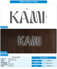 CUSTOM MOCKUP SIGN FOR Yeva Polshkova