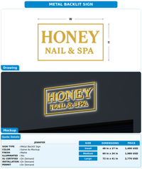 CUSTOM MOCKUP SIGN FOR Jennifer