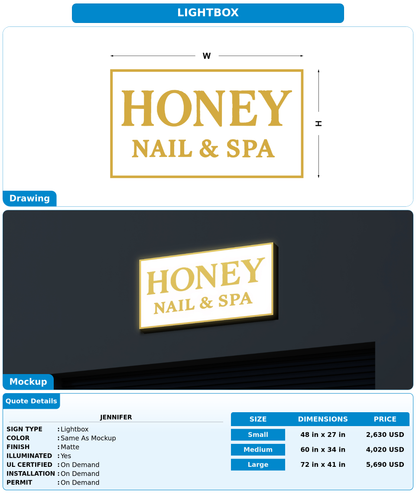CUSTOM MOCKUP SIGN FOR Jennifer