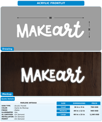 CUSTOM MOCKUP SIGN FOR Marlene Arteaga