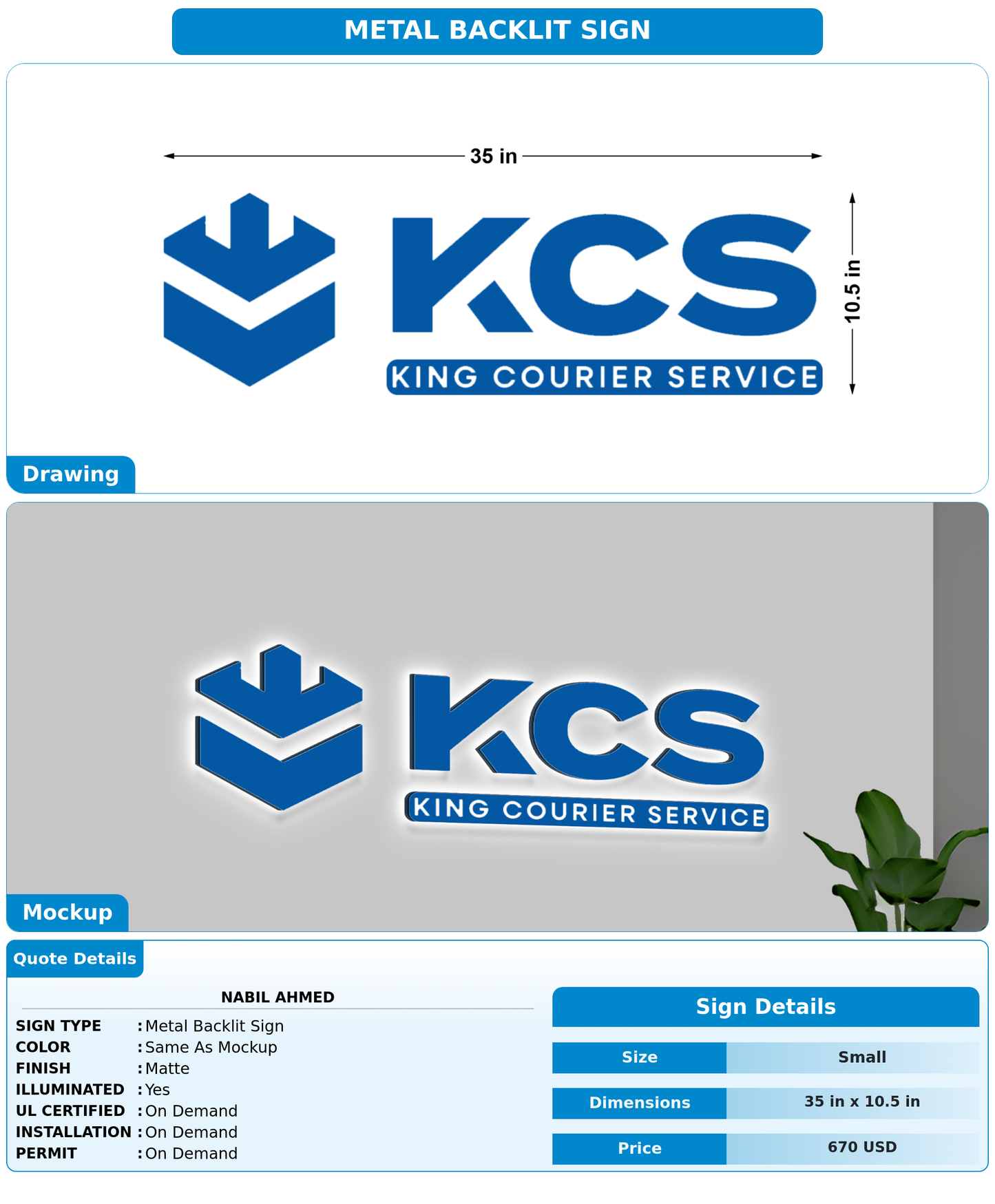 CUSTOM MOCKUP SIGN FOR Nabil Ahmed