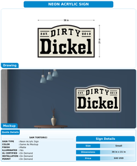 CUSTOM MOCKUP SIGN FOR Sam Tortorici