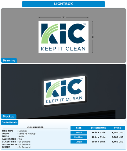 CUSTOM MOCKUP SIGN FOR Chris Hudnor