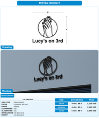 CUSTOM MOCKUP SIGN FOR Lucy Bryan