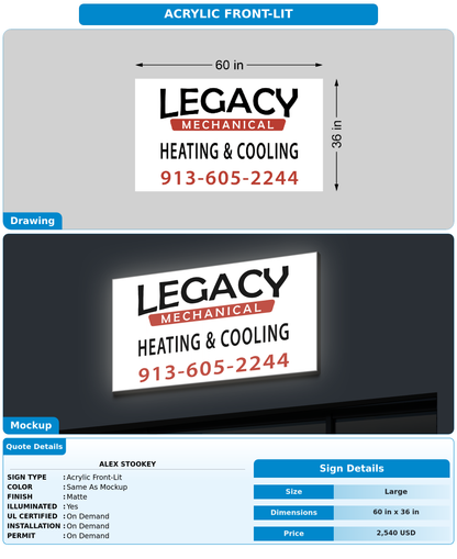 CUSTOM MOCKUP SIGN FOR Alex stookey