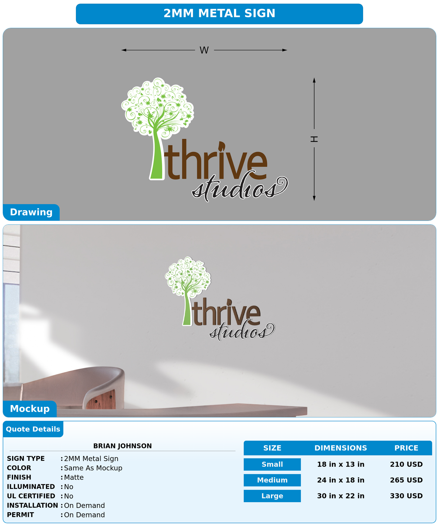 CUSTOM MOCKUP SIGN FOR Brian Johnson