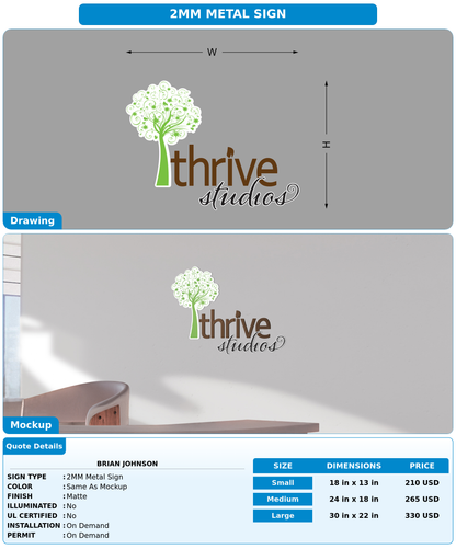 CUSTOM MOCKUP SIGN FOR Brian Johnson