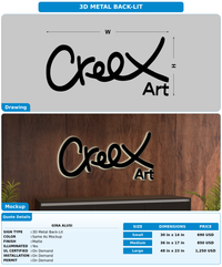 CUSTOM MOCKUP SIGN FOR Gina Alusi