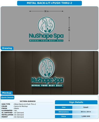 CUSTOM MOCKUP SIGN FOR Victoria Burgess
