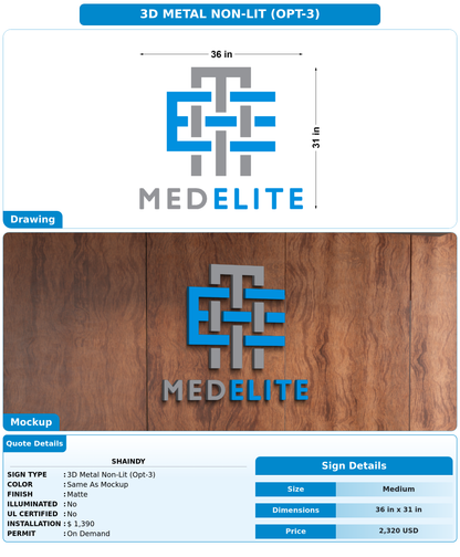 CUSTOM MOCKUP SIGN FOR Shaindy