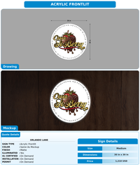 CUSTOM MOCKUP SIGN FOR Orlando Lane