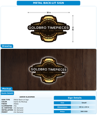 CUSTOM MOCKUP SIGN FOR aaron klausman