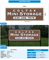 CUSTOM MOCKUP SIGN FOR Rick Sanders