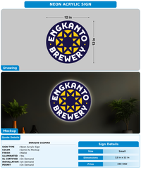 CUSTOM MOCKUP SIGN FOR Enrique Guzman