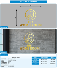 CUSTOM MOCKUP SIGN FOR Janessa Taber