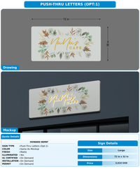 CUSTOM MOCKUP SIGN FOR howard bepat