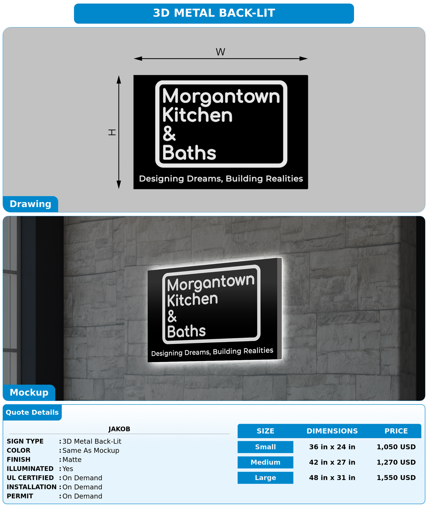 CUSTOM MOCKUP SIGN FOR Jakob