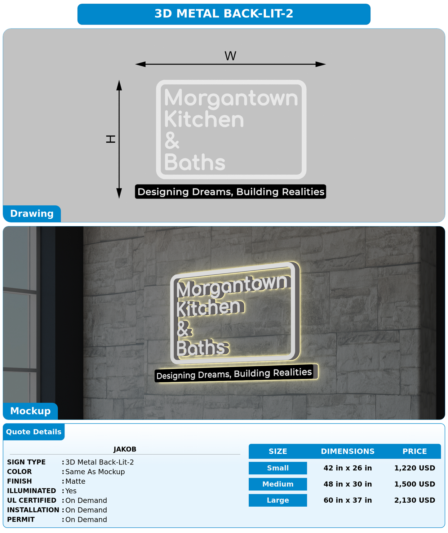CUSTOM MOCKUP SIGN FOR Jakob