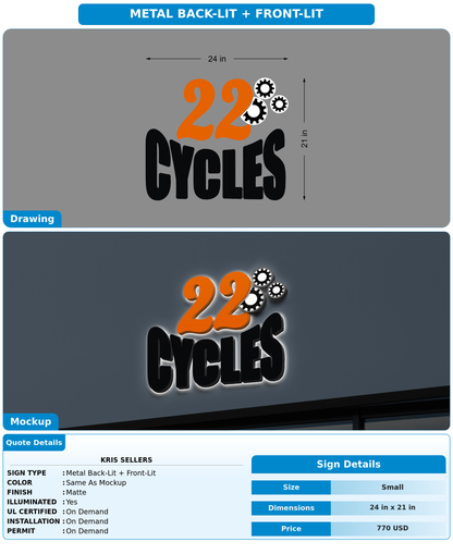 CUSTOM MOCKUP SIGN FOR Kris Sellers